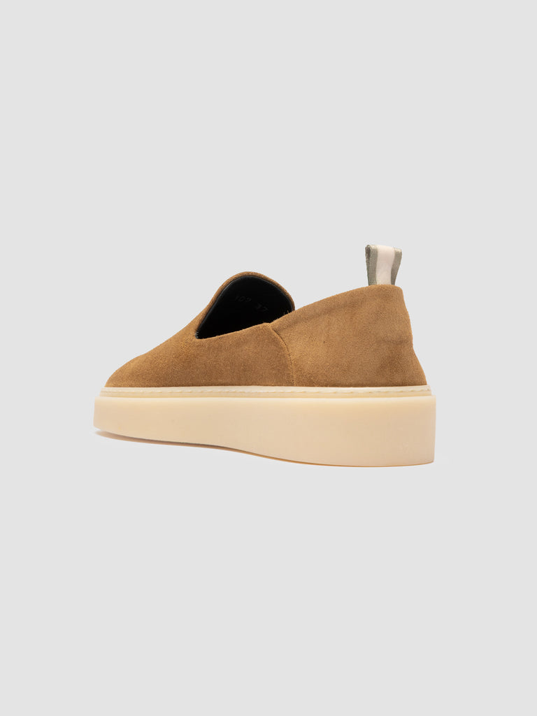 MUSKRAT 107 - Beige Suede Sneakers