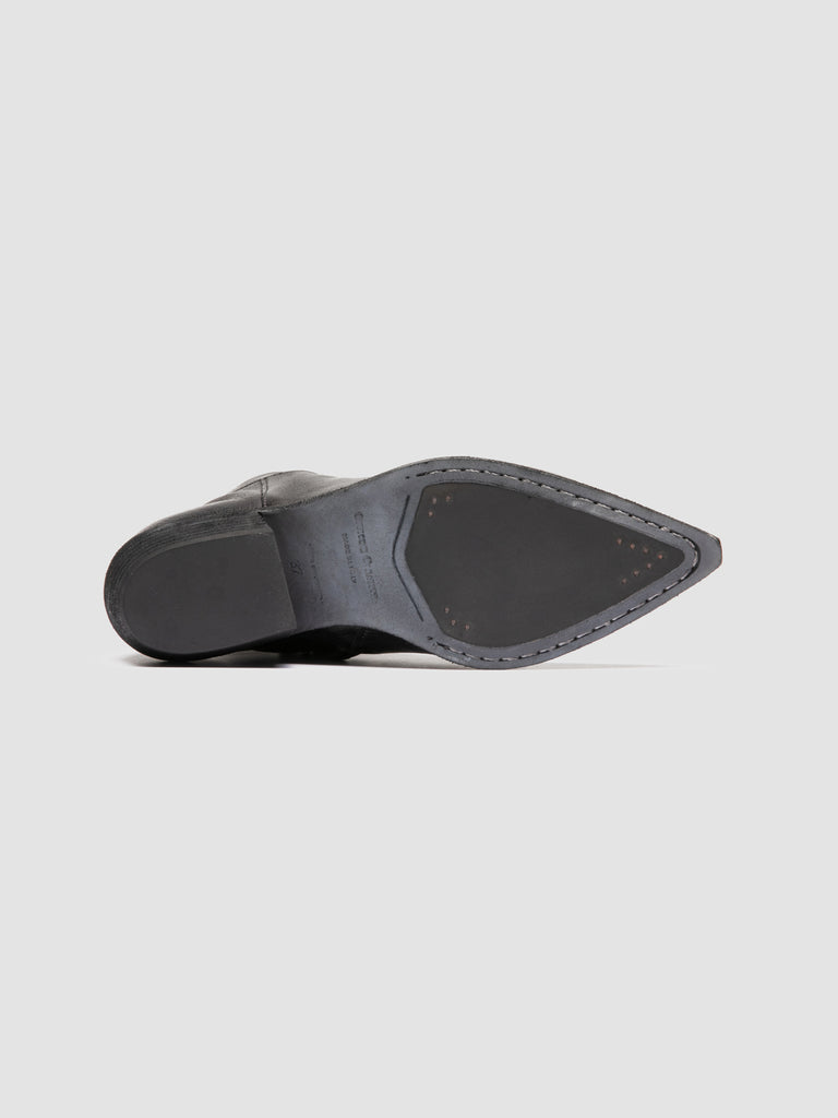 NOELIE DD 102 - Black Leather Zip Boots