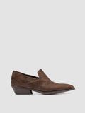 NOELIE DD 111 - Brown Leather Penny Loafers - thumb image 1,side view