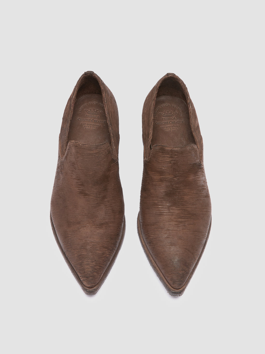 NOELIE DD 111 - Brown Leather Penny Loafers - image 2