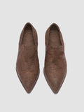 NOELIE DD 111 - Brown Leather Penny Loafers - thumb image 2,side view