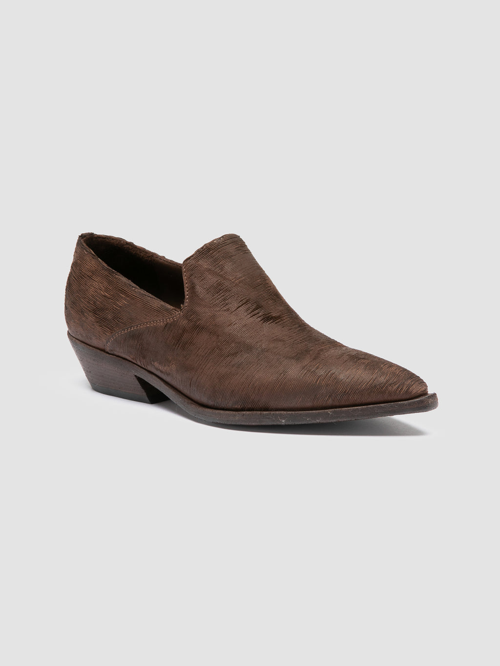 NOELIE DD 111 - Brown Leather Penny Loafers - image 3