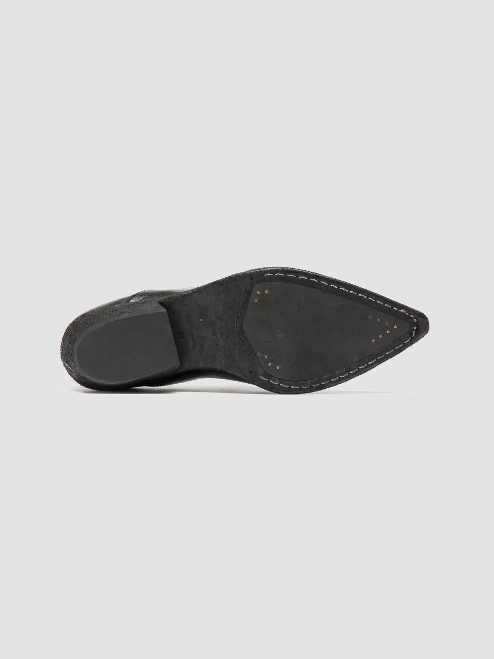 NOELIE DD 111 - Mocassini Penny in Pelle Nera - image 5,side view