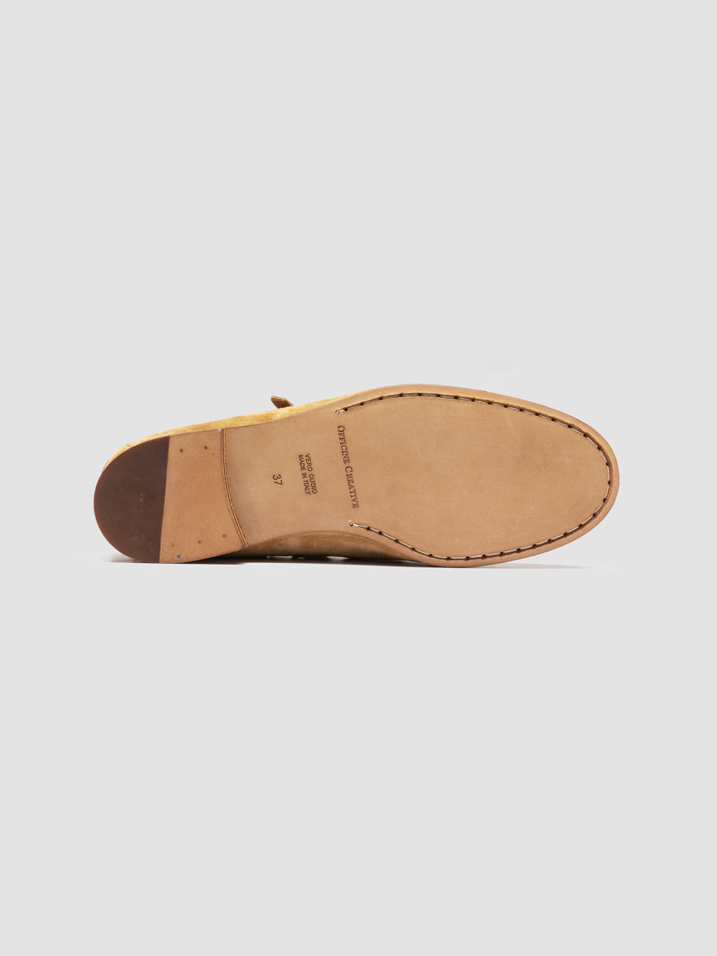 OLIVER 104 - Ballerine in Pelle Scamosciata Beige - image 5,side view