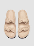 PELAGIE 010 - White Leather Sandals
