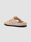 PELAGIE 010 - White Leather Sandals