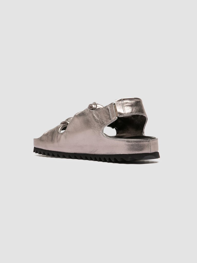 PELAGIE 017 - Gold Leather Sandals