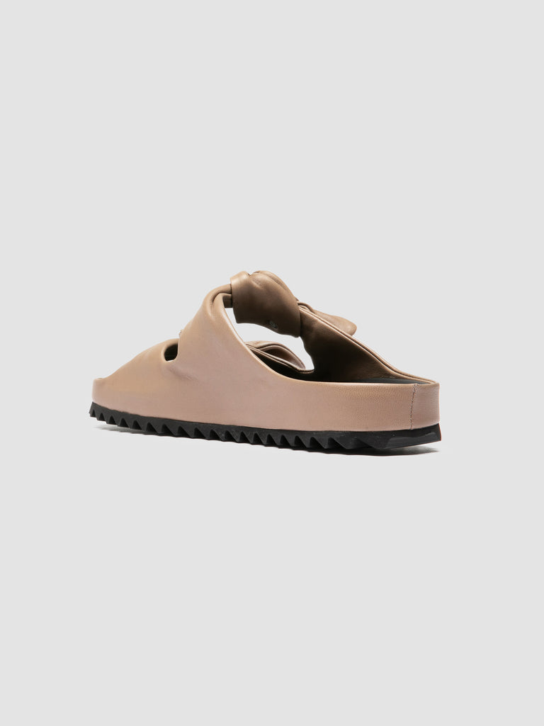 PELAGIE 021 - Sandali in Pelle Color Tortora