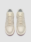 ROCKVILLE 102 - Ivory Leather Low Top Sneakers - thumb image 2,side view
