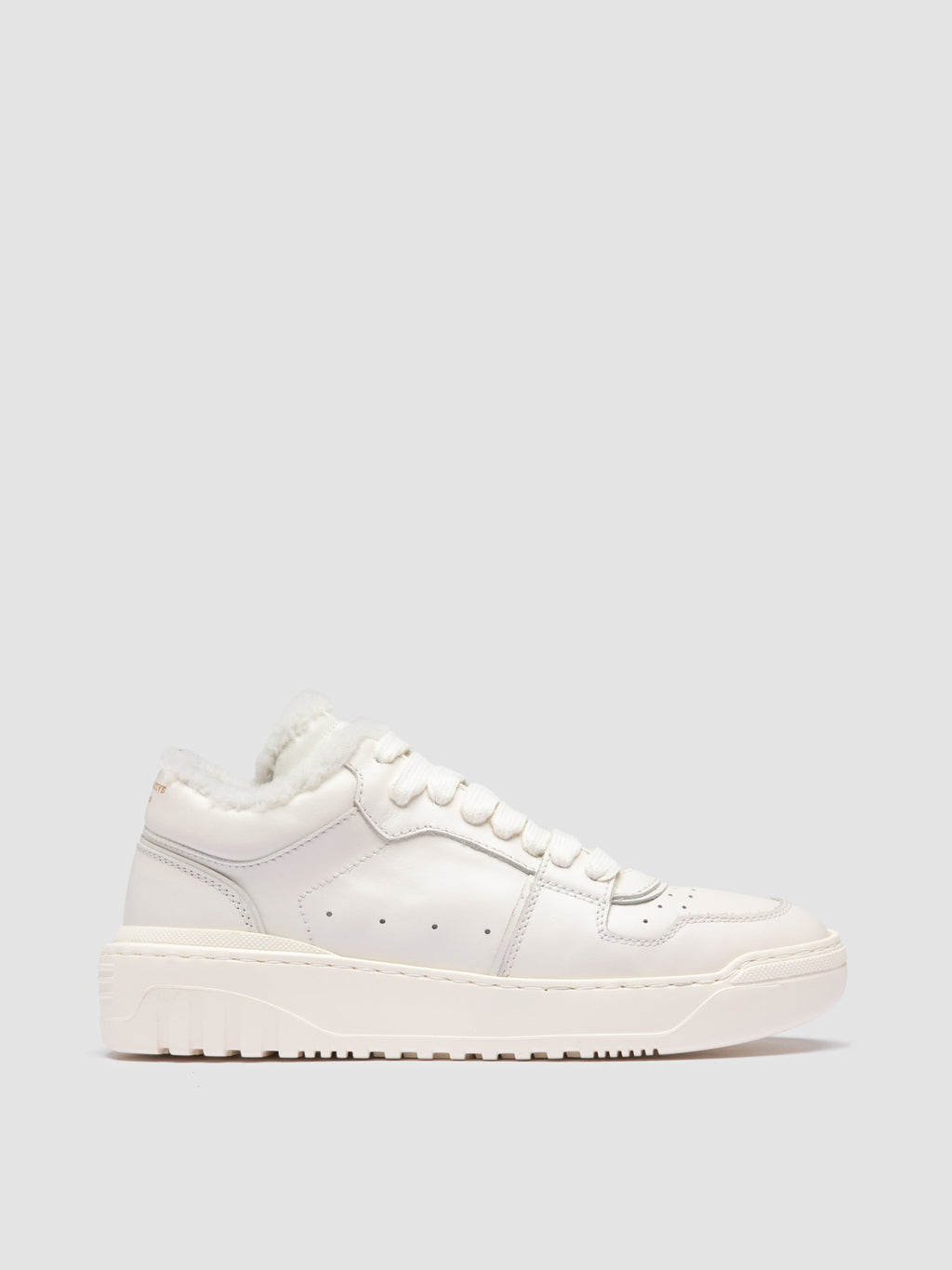 ROCKVILLE 105 - White Leather Low Top Sneakers - image 1,side view