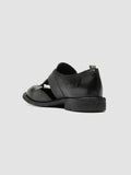 RUGGED 119 - Scarpe Monk in Pelle Nera - thumb image 4,side view