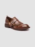 RUGGED 119 - Scarpe Monk in Pelle Marrone - thumb image 3,side view