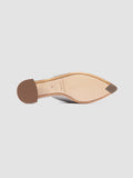SAGE 106 - Silver Leather Mule Sandals - thumb image 5,side view