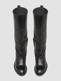 SELINE 013 - Black Zipped Leather Boots Women Officine Creative - 2