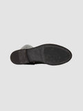 SELINE 039 - Grey Leather Zipped Boots - thumb image 5,side view