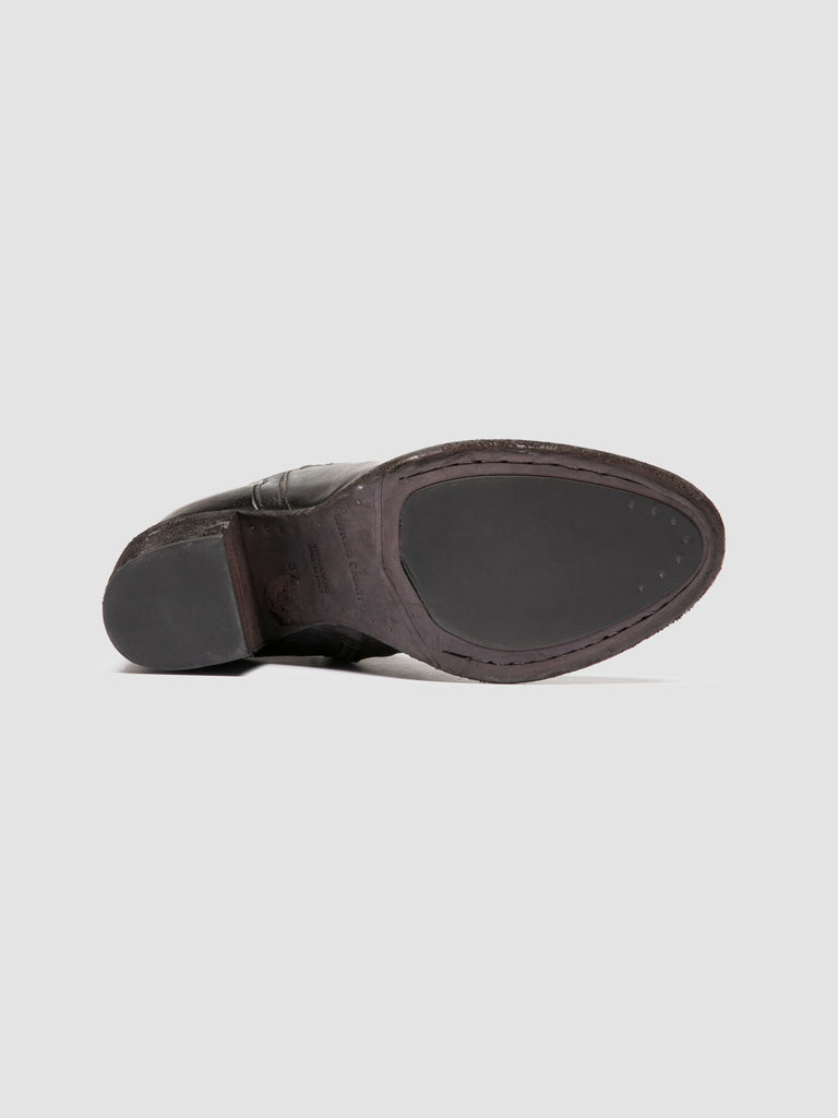 SEVAN 002 - Black Leather Zip Boots