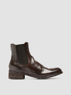 SHANTEL 006 - Stivali con Zip in Pelle Marrone