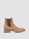 SHANTEL 006 - Taupe Suede Zipped Boots - thumb image 1,side view
