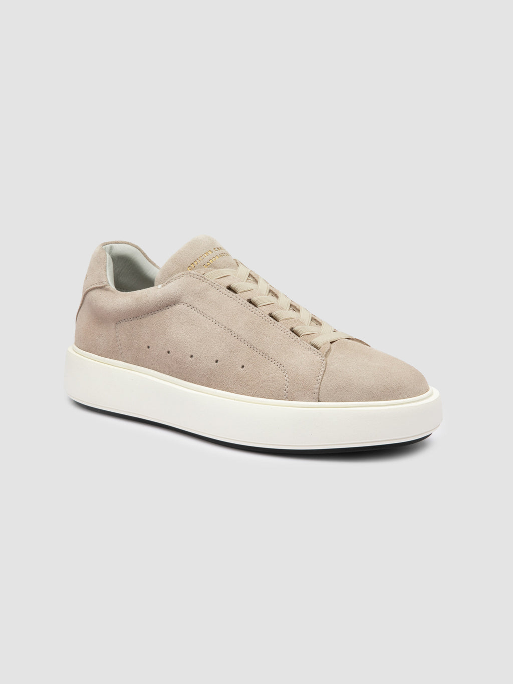 SLOUCH 101 - Ivory Suede Sneakers - image 3,side view