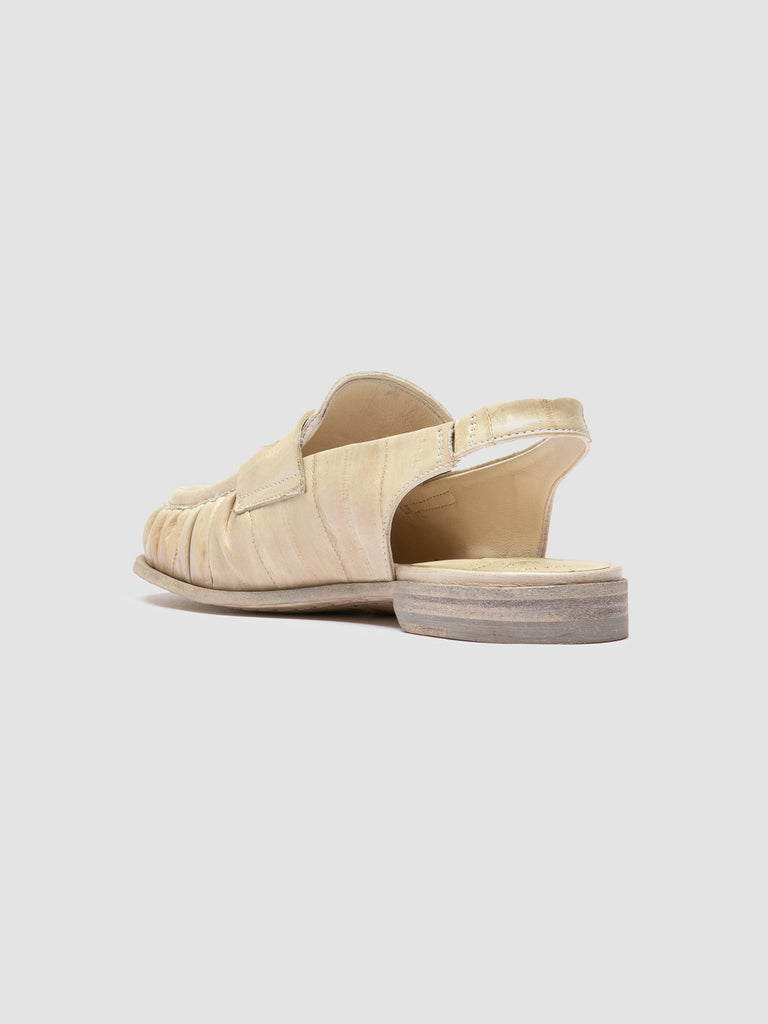SOLITUDE 102 - Sandali Slingback in Pelle Bianca