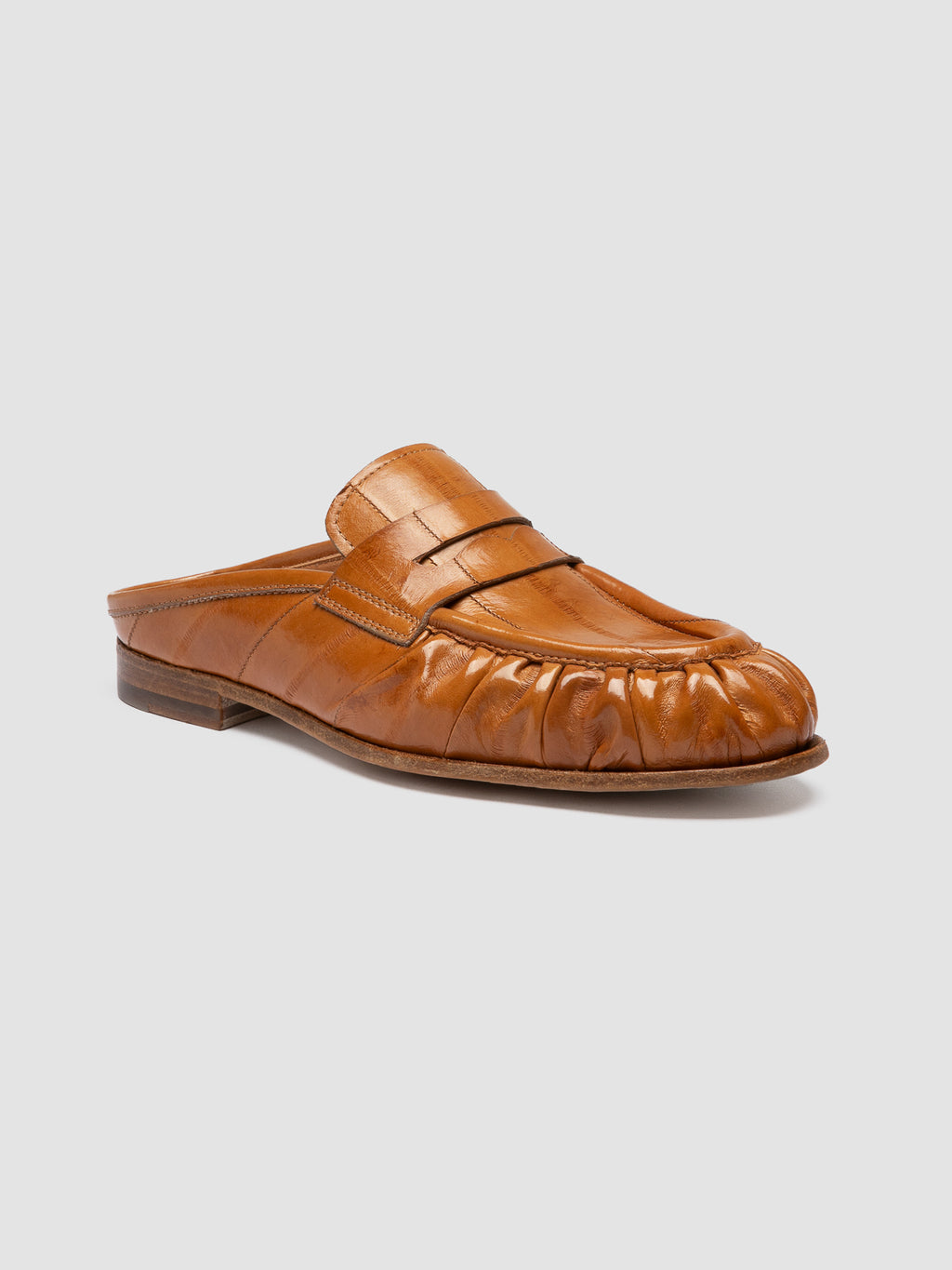 SOLITUDE 112 - Sandali Mule in Pelle Arancione - image 3