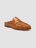 SOLITUDE 112 - Sandali Mule in Pelle Arancione - thumb image 3,side view