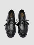 SOLITUDE 116_W - Blue Leather Derby Shoes - thumb image 2,side view