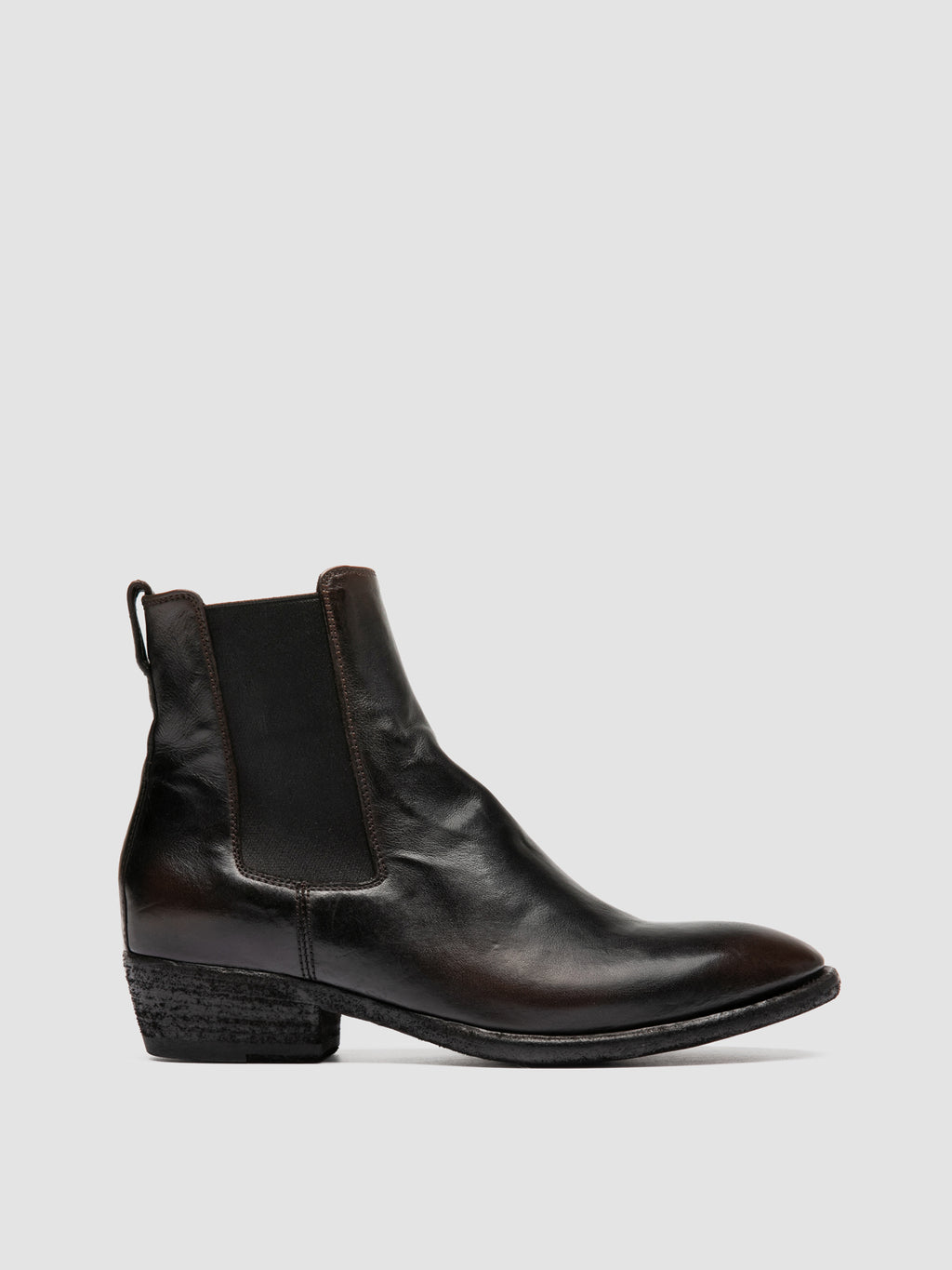 SONEGAL DD 001 - Stivaletti Chelsea in Pelle Marrone - image 1,side view
