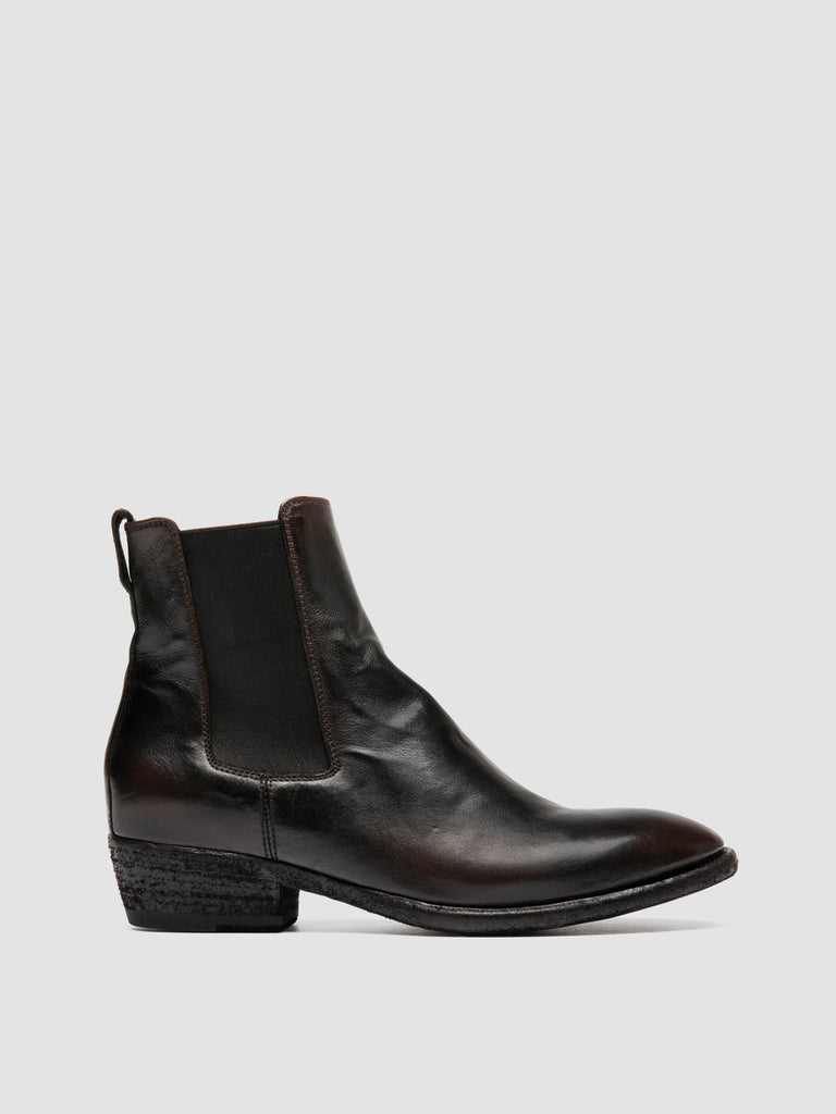 SONEGAL DD 001 - Stivaletti Chelsea in Pelle Marrone