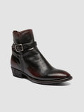 SONEGAL DD 002 - Stivali con Zip in Pelle Marrone - thumb image 3,side view