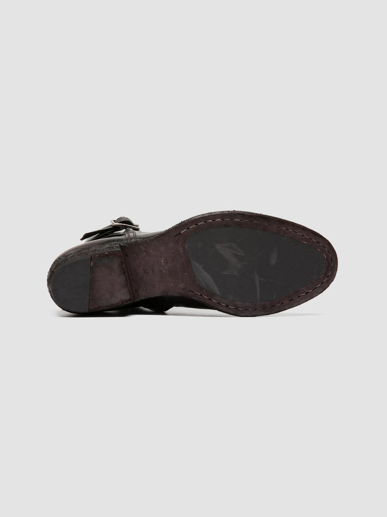 SONEGAL DD 002 - Stivali con Zip in Pelle Marrone