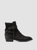 SONEGAL DD 002 - Black Suede Zip Boots - thumb image 1,side view