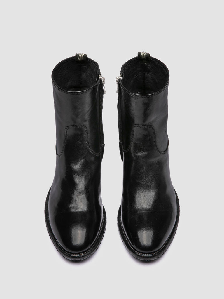 SONEGAL DD 003 - Stivali con Zip in Pelle Nera