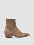 SONEGAL DD 003 - Stivali con Zip in Pelle Scamosciata Marrone