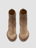 SONEGAL DD 003 - Stivali con Zip in Pelle Scamosciata Marrone - thumb image 2,side view