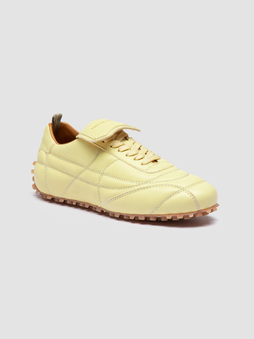 STRIKER 101 - Sneaker Bassa in Pelle Gialla - image 3,side view