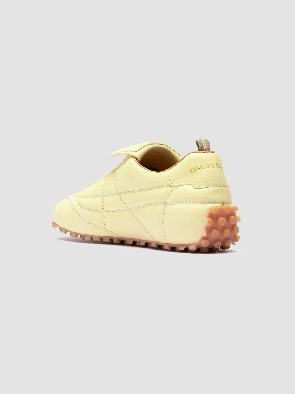 STRIKER 101 - Sneaker Bassa in Pelle Gialla - image 4,side view