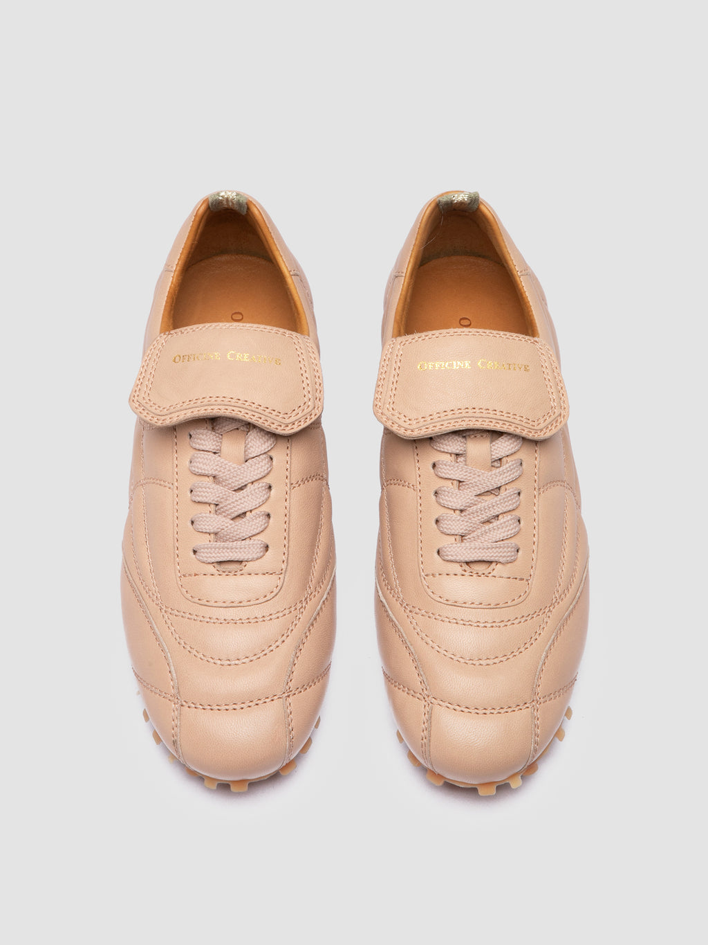 STRIKER 101 - Sneaker Basse in Pelle Rosa - image 2,side view