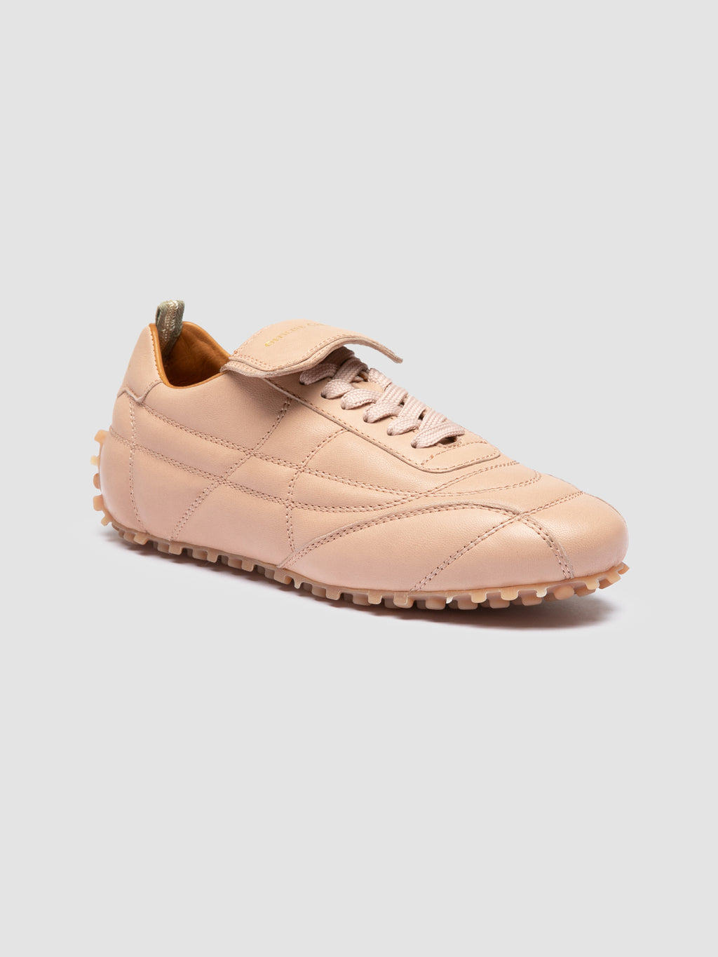 STRIKER 101 - Sneaker Basse in Pelle Rosa - image 3,side view