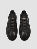 SUBSIDE 104_W - Sneaker Basse in Pelle e Pelle Scamosciata Nera - thumb image 2,side view
