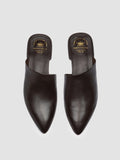 SUE 014 - Sandali Mule in Pelle Marrone - thumb image 2,side view