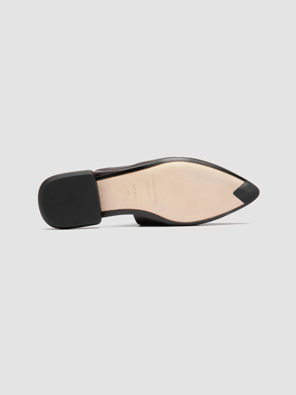 SUE 014 - Sandali Mule in Pelle Marrone - image 5,side view