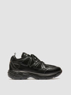 SUPURBIA 101 - Sneaker Basse in Pelle Nera e Rete