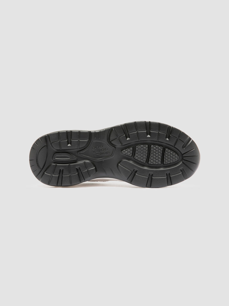 SUPURBIA 101 - White Leather & Mesh Low Top Sneakers