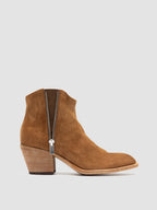 SYDNE 015 - Stivaletti in Pelle Scamosciata Marrone