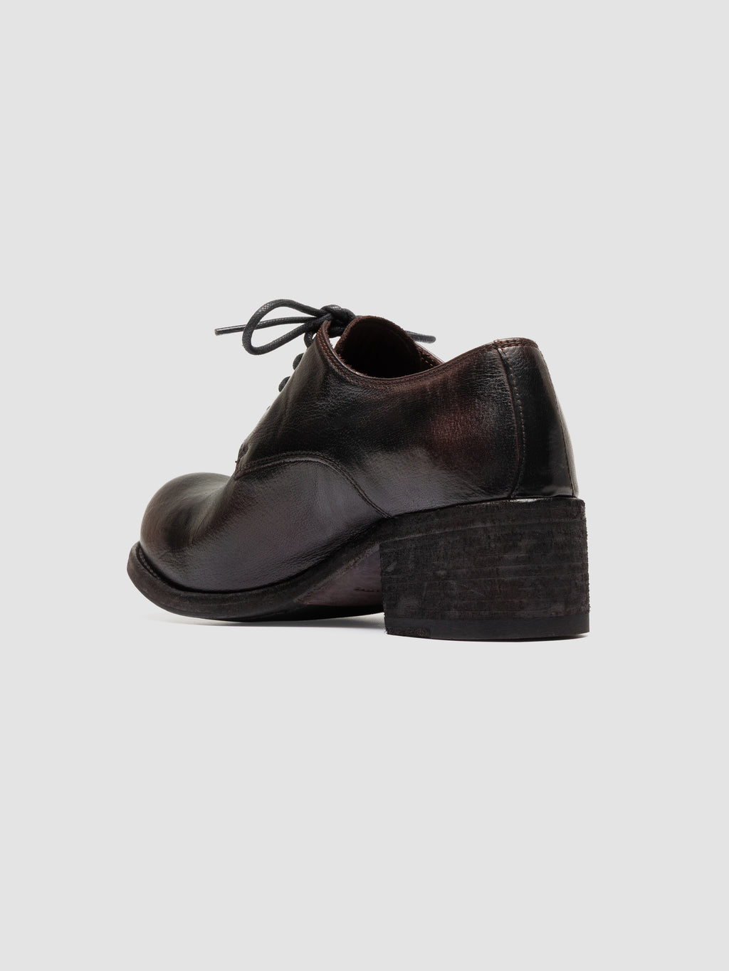 THUBBLE 101 - Scarpe Derby in Pelle Nera - image 4,side view