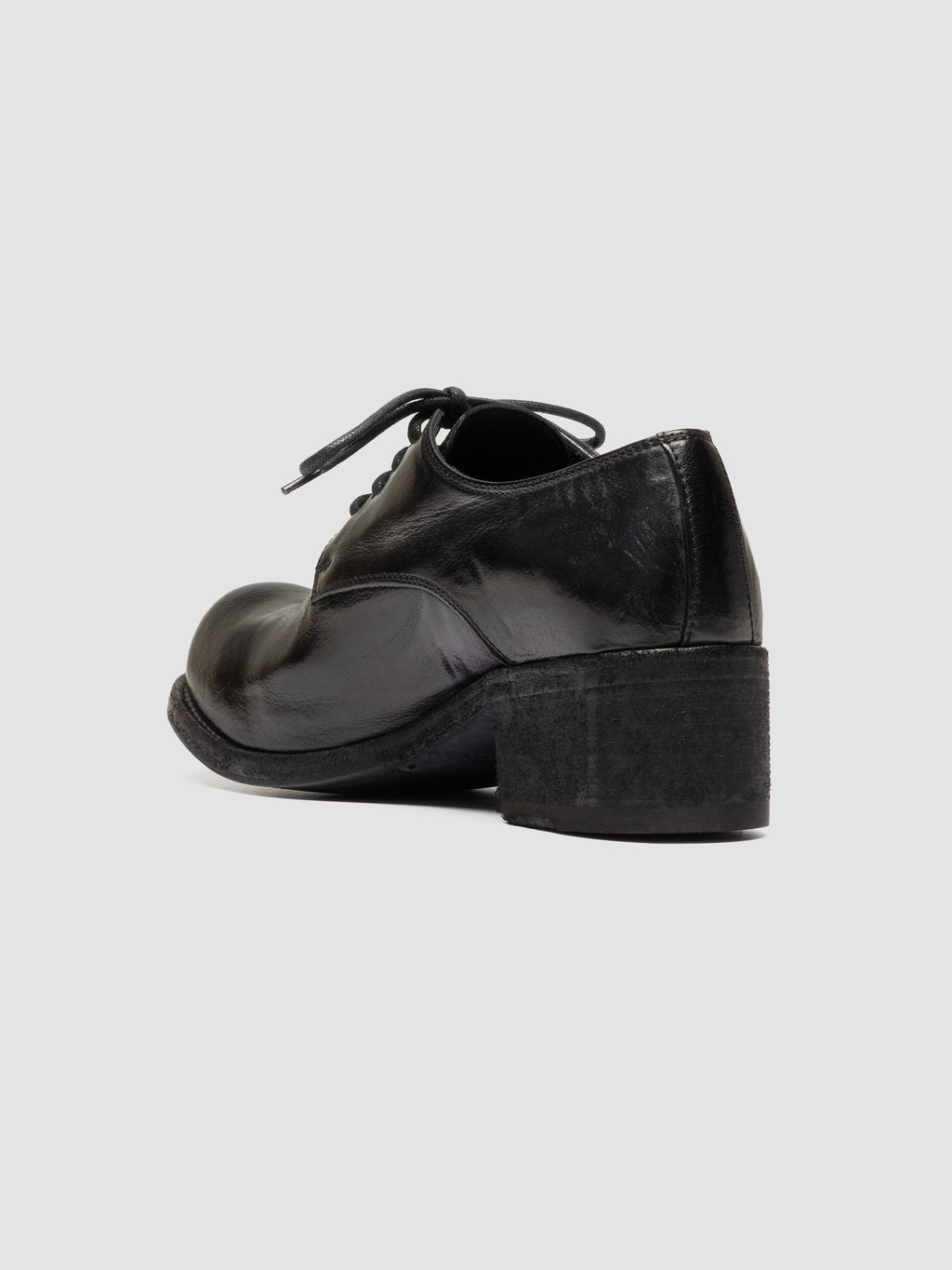 THUBBLE 101 - Scarpe Derby in Pelle Nera - image 4,side view
