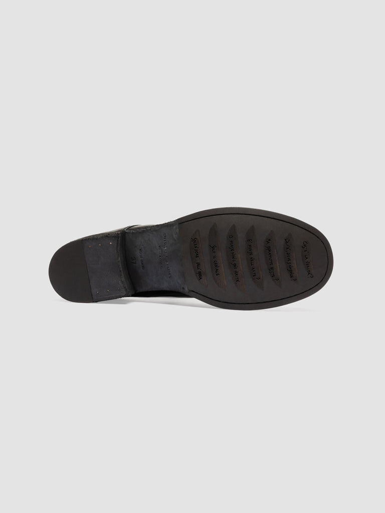 THUBBLE 101 - Scarpe Derby in Pelle Nera