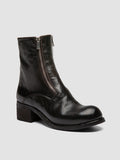 THUBBLE 105 - Brown Leather Zipped Boots - thumb image 3,side view