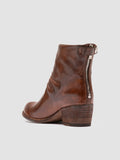 WADE 002 - Brown Leather Zipped Boots - thumb image 4,side view